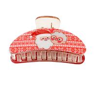 Ornement festif Bonhomme de neige Barrette avec forte tenue pour différents types de cheveux Fête Cheveux Peices à porter au quotidien Décoration de cheveux