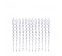 Ornement Glaçon Plastique Transparent pour déco Sapin Noël Ornement(E) | Design translucide, reflet , pour charme hivernal, réalisme parfait, ambiance féerique