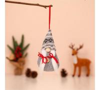 Ornement Gnome Noël 16cm Suspendu Décoration Sapin Différence Tissus | Adapté pour table pour cheminée pour étagère Utilisation avec collections de gnomes Taille 16x7x5cm Couleur conforme