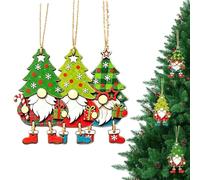 Ornement Gnome Pour Sapin De Noël Décorations Nain En Bois Réutilisables | Pendentifs De Noël Gnome Pour Hiver, Fêtes, Festival, Thanksgiving, Anniversaire, , Maison, Intérieur,