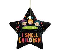 Ornement Je Sens Les Enfants Automne Halloween Ornements Céramique Noël Suspendu pour Bureau Maison Fête