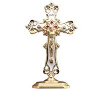 Ornement Jésus-Christ Avec Des Décorations Maison Et De Voiture De Base, Une Figurine Sainte Croix, Des Figurines De Jésus-Christ, Un Artisanat Exquis, Un Cadeau Inspirant, Une Décoration Polyva