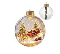 Ornement lumineux de Noël - Décoration de scène d'histoire lumineuse | LED lumineuse, scène d'histoire de Noël, ornement miniature, décoration lumineuse festive, atmosphère de vacances chaleureuse
