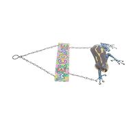 Ornement Mural Grenouille en Fer, Panneau de Bienvenue Léger pour Murs | Chaîne Suspendue Incluse, Style Moderne Rustique, pour Entrée, Bureau et Vitrine de Magasin