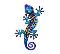 Ornement mural lézard, multicolore, mosaïque, métal, 39X19 Cm, décoration de terrasse, jardin 30200SGRG