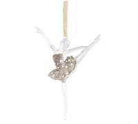 Ornement Noël Or pour champagne Flocon Neige Léger Ornement Noël(Ballet Girl)