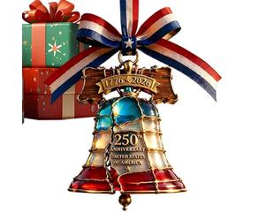 Ornement patriotique, pendentif colibri, 8,9 x 8,9 x 1,9 cm, breloque décorative commémorative à suspendre avec motif détaillé sur le thème national, pièce d'affichage légère de style commémoratif
