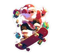 Ornement Père Skateur Acrylique 2D | Porte-clés Décoratif Figurine Skateboard, Pendentif Plat pour Sac, Sacoche, Sac À Dos, Voiture, Accessoires De Fête, Idée Cadeau Amusante De
