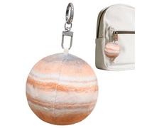 Ornement Planétaire - 7,5 Cm Doux Suspendable en Peluche, en Peluche De Planètes Simulation - pour Sac à Main Porte-Monnaie Bijoux Portefeuille Sac à Dos Femmes Hommes Filles et