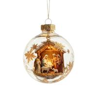 Ornement pour crèche - Décorations pour scènes de Noël, fêtes sacrées à suspendre | Décorations de crèche avec pendentif de Noël | Pour adolescents, étudiants, femmes, filles, collectionneurs, porte
