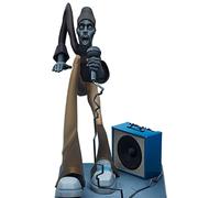 Ornement rappeur en résine pour jardin, maison, bureau - Sculpture de rap de Noël - Sculptures d'étoiles de rap faites à la main pour les amateurs de hip-hop (TYPE 2)