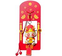 Ornement serpent pour le Nouvel An chinois - Breloque en forme de serpent à corne de dragon | Breloque porte-bonheur pour festival du printemps, décoration intérieure de voiture pour le Nouvel An