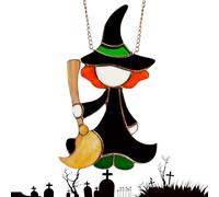 Ornement Sorcière - Signes Suspendus d'halloween - Pendentif Acrylique Festif Sorcière 2D pour Intérieur Extérieur Patio Chambre Fête Couloir Jardin Festival Vacances