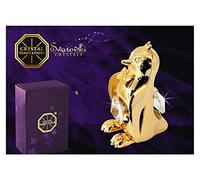 ORNEMENT-Spectra pingouin avec des éléments de cristal Swarovski or 24 k