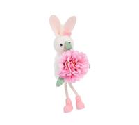 Ornement Suspendu angélique de Lapins de Pâques 3D Floraux, A