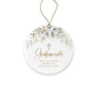 Ornement Suspendu Au Sapin De Noël Parrains Et Marraines Créatif Décoration Sapin De Noël Élégant Souvenir pour Fête Famille Activités