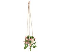 Ornement Suspendu de Voiture,Décoration de Rétroviseur de Voiture Au Crochet de Plantes pour la Décoration de la Maison de Rétroviseur de Voiture