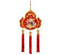 Ornement Suspendu du Nouvel an Chinois, Représentant Le Dieu de, Pendentif Décoratif Traditionnel pour L'entrée de Fenêtre, Forme de Courge