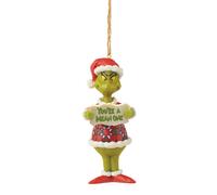 Ornement suspendu Enesco Jim Shore Dr. Seuss Le Grinch Tu es m chant 5 pouces Multicolore