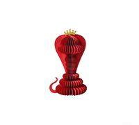 Ornement traditionnel en origami serpent pour célébrations avec assemblage facile, convient pour ajouter des éléments culturels à des zones festives (petit)