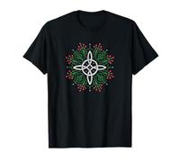 Ornement Yule nœud sorcière Houx Art païen Hiver T-Shirt