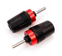 Ornemental Curseur Cadre Protection Anti-Chute Moto pour Yamaha pour FAZER FZ1 FZ6 FZ8 Carénage Anti-Collision(B Red)
