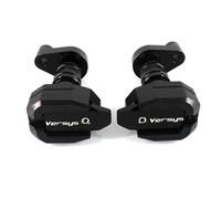 Ornemental Curseur Cadre Protection Contre Chutes Moto pour Kawasaki pour Versys 1000 2015-2023 Carénage Anti-Collision(Black)