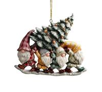 Ornements Acryliques Lutins De Noël Pendentifs Acryliques Mignons 2D