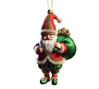 Ornements acryliques pour arbres de Noël - Pendentifs avec légende de l'arbre de Noël | Pendentif Légende plate | Décoration de Noël souvenir | Pendentif de légende de Noël