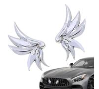 Ornements ailes d'ange, autocollants ailes d'ange en métal, autocollant de queue d'ange, décalcomanies de voiture en métal, accessoires de voiture extérieurs, décorations automobiles en de