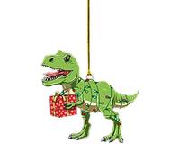 Ornements amoureux des animaux Ornements de festival de dinosaures Arbre de Noël Dinosaures Arbre Pendentifs animaux en acrylique Ornements d'animaux Arbre de Noël Pendentifs pour animaux Sapin de