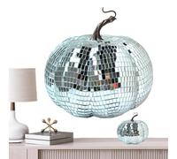 Ornements Artificiels Avec Paillettes De Citrouille Discothèque - Décorations De Citrouille Discothèque, Boule De Discothèque En Verre En Forme De Citrouille Avec Des Paillettes Artificielles | Les