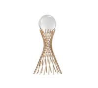 Ornements, Artisanat décoratif de Boule de Cristal d'art Moderne, Ornement de Bureau en ferronnerie ajourée Abstraite, pour Salon, Meuble TV, fête de Mariage, décoration de Maison (Couleur B,