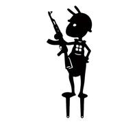 Ornements artistiques de jardin en métal, poteaux de jardin extérieurs - Insert décoratif pour poteaux de jardin pour plantes en pot | Poteaux de décoration de pelouse pour jardin, ferme, cort