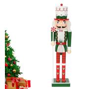 Ornements Casse-Noisette Pour Arbre De Noël | Figurines de Festival d'Hiver | Ornements de Noël en Bois | pour Porte d'Entrée Salon Cheminée Étagère Accessoires Photo de Fêtes Intérieur Maison et