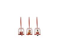 Villeroy & Boch – Ornements en forme de cheval à bascule – Ensemble 3 pièces, porcelaine, 18×4×8cm