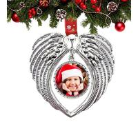 Ornements commémoratifs de Noël - 25 mm / 0,98 Pouces Ailes en en | Sangel sur Moi | Toujours dans Mon Ornement de cœur, la Perte de décoration de mémoire de soi