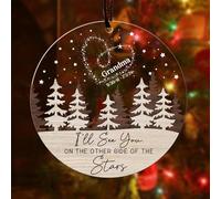 Ornements commémoratifs personnalisés pour la perte d'un être cher, ornement souvenir amoureux, cadeaux de condoléances pour la perte de grand-mère, grand-père, papa, maman, souvenirs commémoratifs