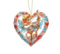 Ornements d'ange décoratifs, ornement ange en acrylique | Pendentif ange mignon, décoration élégante de Noël de vacances d'ange, pendentif de sac créatif mignon pour sac, vacances