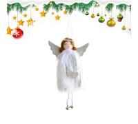 Ornements d'ange | Décorations de Sapin de Noël | Pendentif avec Cloche en Peluche pour intérieur ou extérieur, Chambre d'enfant, Jardin, Mariage, Plafond, Arbre, Mur, Porte d'entrée