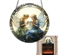 Ornements d'ange féerique,Ornements de Noël féeriques,Décorations de Vacances en Acrylique 2D | Ornements de noël féeriques, Pendentif décoratif à Suspendre pour Femmes et Hommes