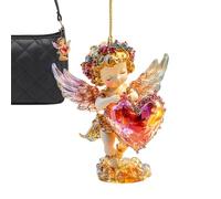 Ornements d'arbre Ange 2D - ange de bébé pour Noël, pendentif saint | accessoire décoratif miroir de voiture et sac à dos, décoration de maison fascinante pour célébrer les