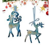 Ornements d'arbre de Noël - Décoration De Neige Réaliste En Acrylique 2D - Pendentif De Neige Élégant pour | Pour Seuil Chambre Balcons Mur Jardin Cour Chemin Porche