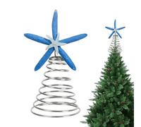 Ornements d'arbre De Noël - Décoration Étoilée, Toppers De Festifs | Meilleures Décorations Qui Améliorent L'atmosphère De Vacances De Votre Maison Ou De Votre Lieu D'événement, Ou De Magnifiques