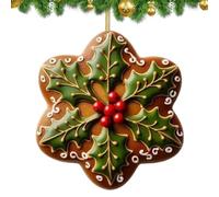 Ornements d'arbre de Noël,décorations d'arbre de Noël - Ornements d’Arbre de Noël en Flocon de Neige de Style - Ornements de noël Uniques 8cm/3.15 Pouces, pour décoration d'arbre de noël de va