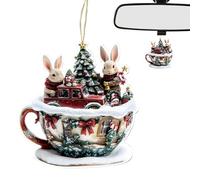 Ornements D'arbre De Noël, Découpes Légères, 8x7,5x0,3 Cm, Décoration De Suspension, Ensemble De Charme De Pendentif, Boucle Prête, Pour La Porte Intérieure De La Voiture Berce-librairie De Cheminée D