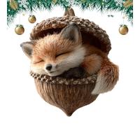 Ornements d'arbre de Noël en acrylique - Pendentifs d'animaux plats 2D à suspendre, décoration de vacances festives, ensemble de breloques en acrylique | pour mur, salon, rebord de fenêtre, jardin