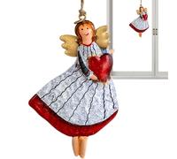 Ornements d'arbre de Noël en Forme de Petit Ange,Ornements d'ange - Art de Fer d’Ange Vintage - Pendentif Ornement à Suspendre pour Noël, décorations rustiques et Vintage