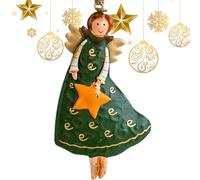 Ornements d'arbre de Noël en Forme de Petit Ange,Ornements d'ange | Art de Fer d’Ange Vintage - Pendentif d'arbre de noël Vintage, décorations suspendues d'ange pour la Maison Artisanale de Vacances
