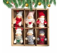 Ornements d'arbre de Noël | Ornements de Noël, jolies poupées charmes pour porte de fête fenêtre intérieure fête famille maison mur